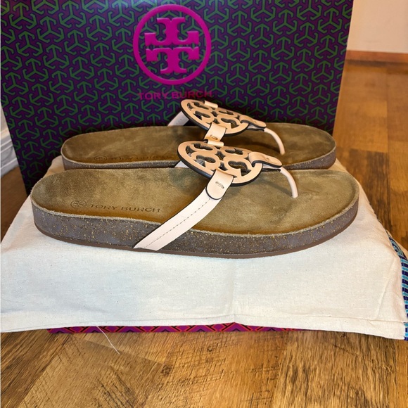 NIB Tory Burch Miller Cloud in Bright Peach - Picture 6 of 14